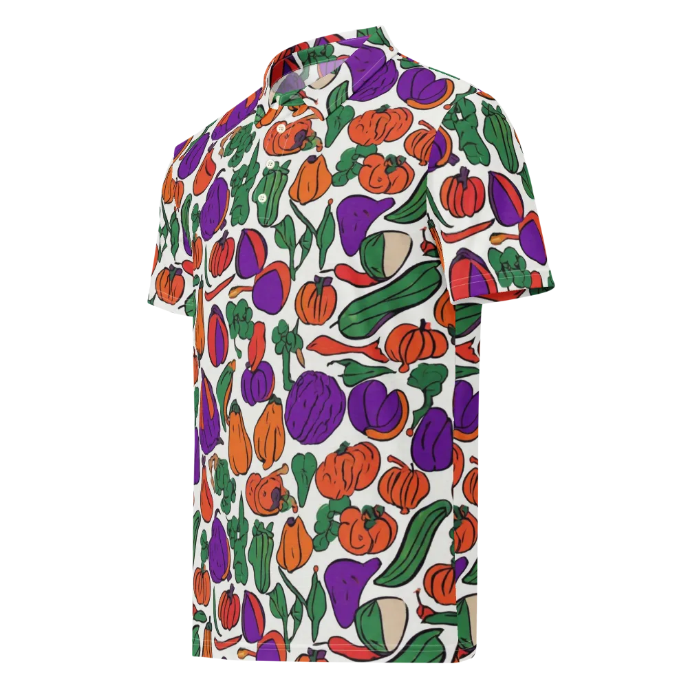 Harvest Chromatic on Men's Slim Fit Polo Shirt — Left Front
