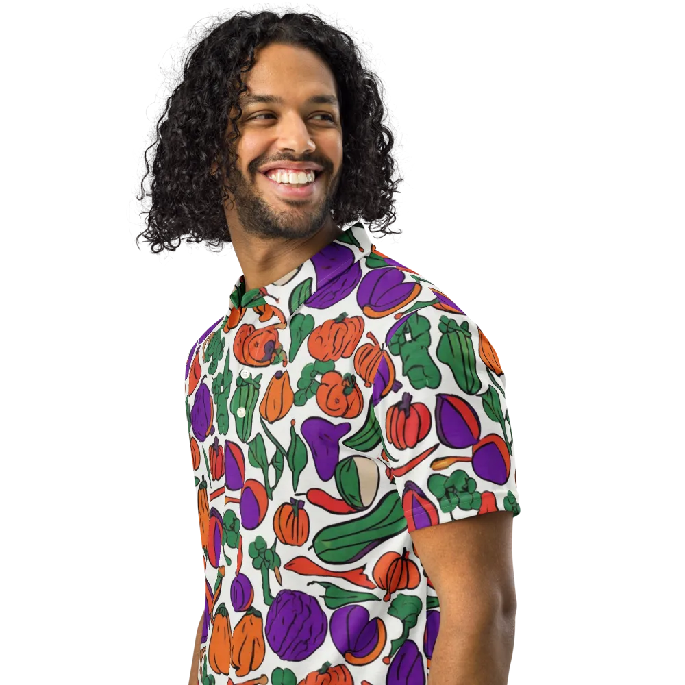 Harvest Chromatic on Men's Slim Fit Polo Shirt — Left Front