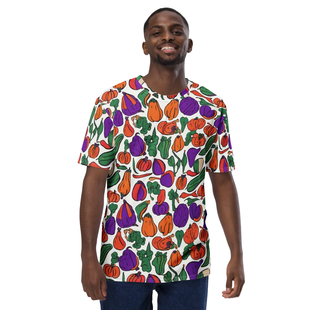 Harvest Chromatic on Men's Crew Neck T-Shirt — Front