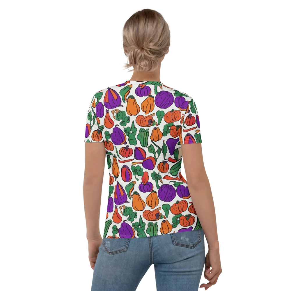 Harvest Chromatic on Women's Crew Neck T-Shirt — Back