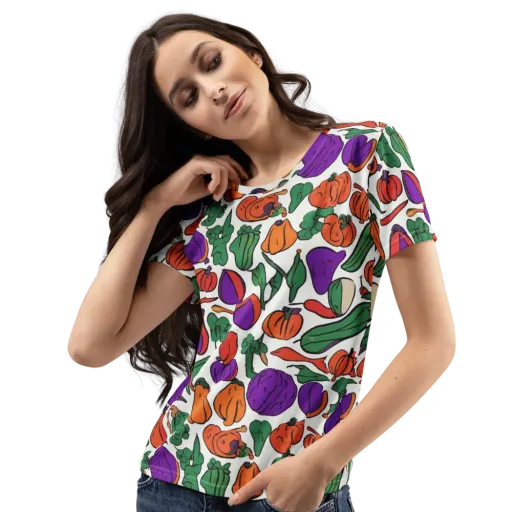 Harvest Chromatic on a Women's Crew Neck T-Shirt
