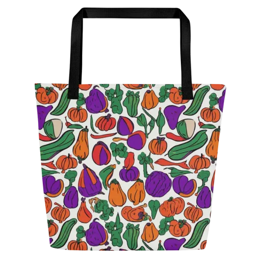 Harvest Chromatic on a Large Tote Bag W/ Pocket