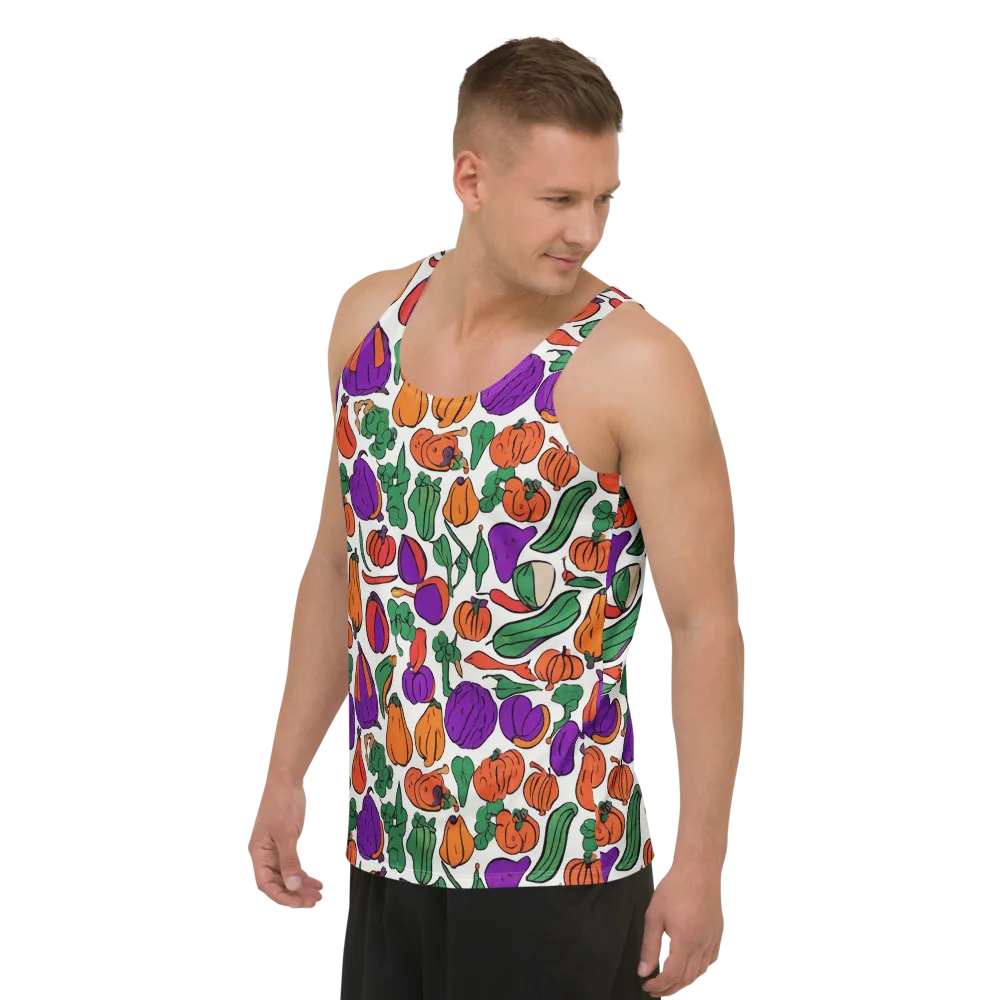 Harvest Chromatic on Men's Tank Top — Left Front