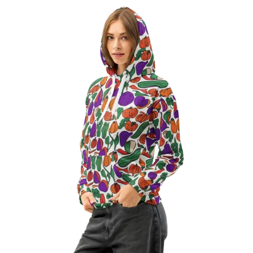 Harvest Chromatic on a Cotton Hoodie