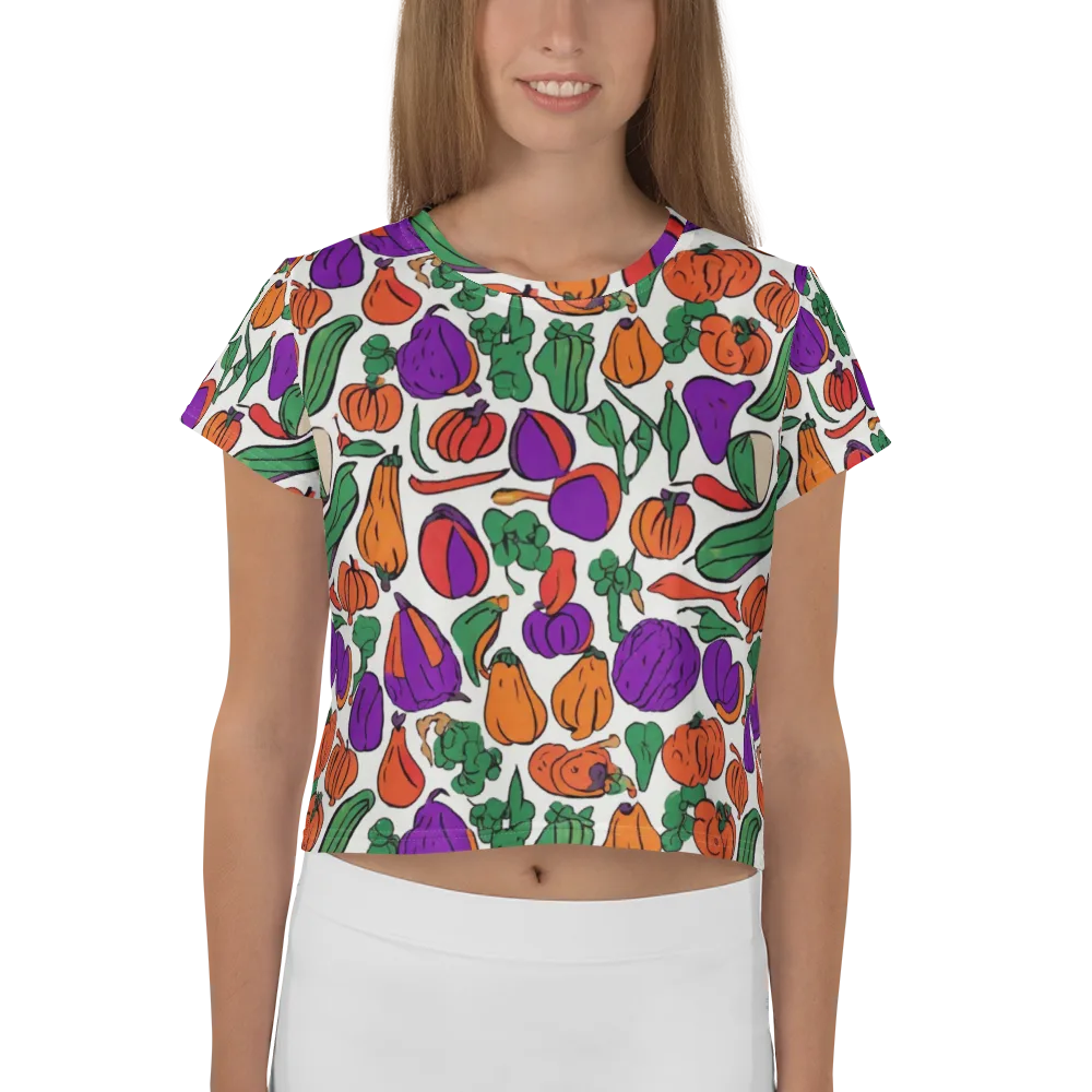 Harvest Chromatic on Crop Tee — Front