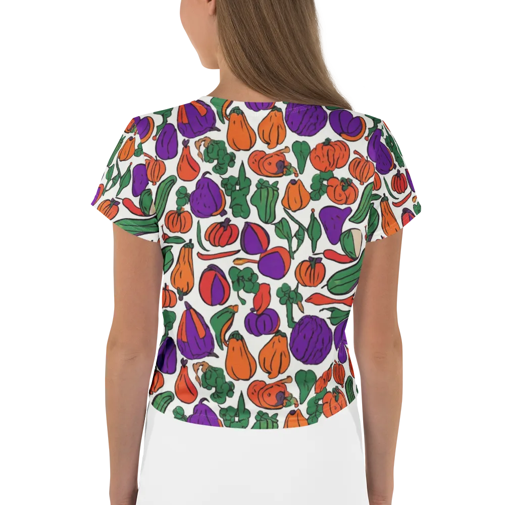 Harvest Chromatic on Crop Tee — Back