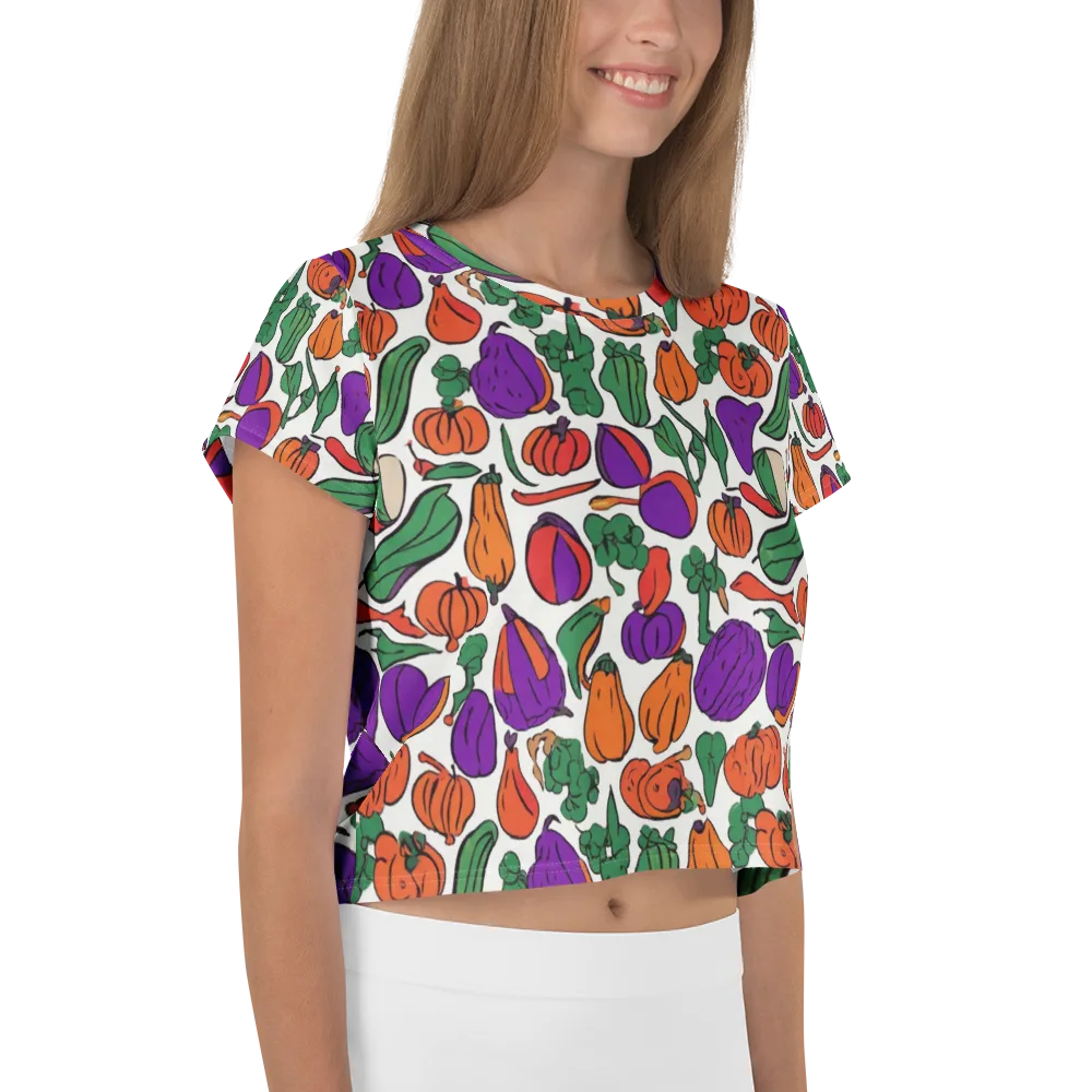 Harvest Chromatic on Crop Tee — Right