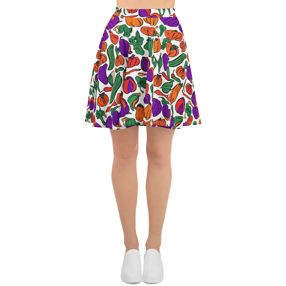 Harvest Chromatic on Skater Skirt — Front