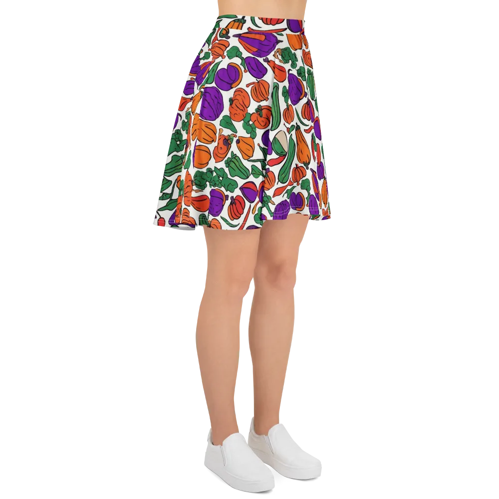 Harvest Chromatic on Skater Skirt — Right
