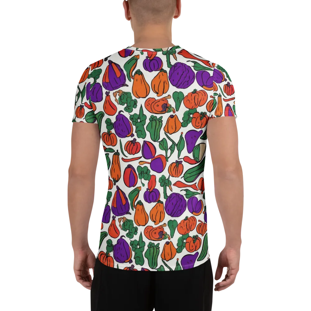 Harvest Chromatic on Men's Athletic T-Shirt — Back