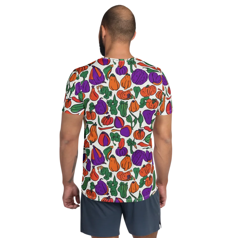 Harvest Chromatic on Men's Athletic T-Shirt — Back