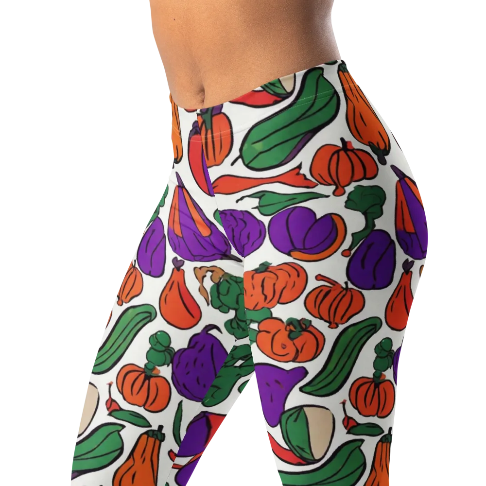 Harvest Chromatic on Leggings — Left Front