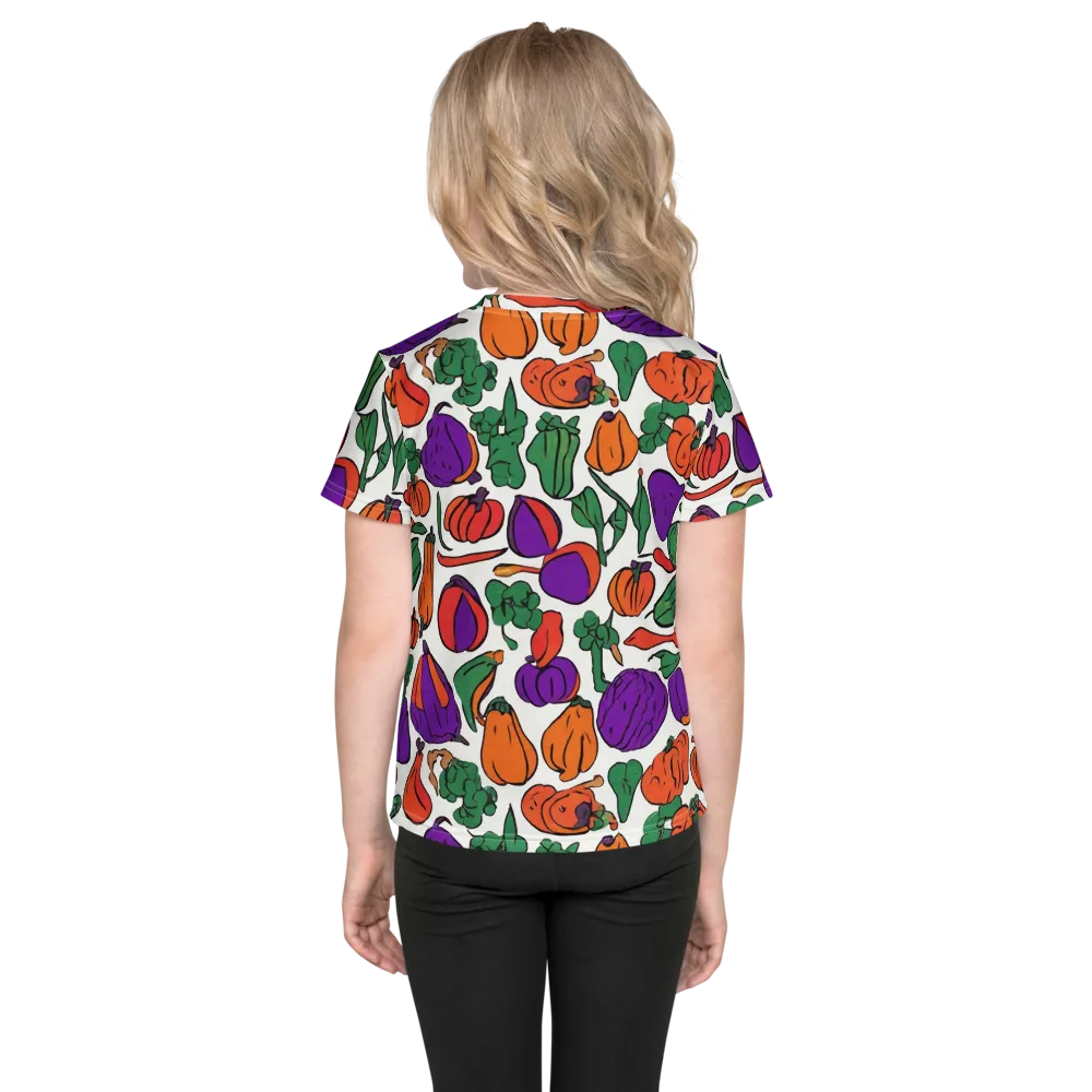 Harvest Chromatic on Kids Crew Neck T-Shirt — Back