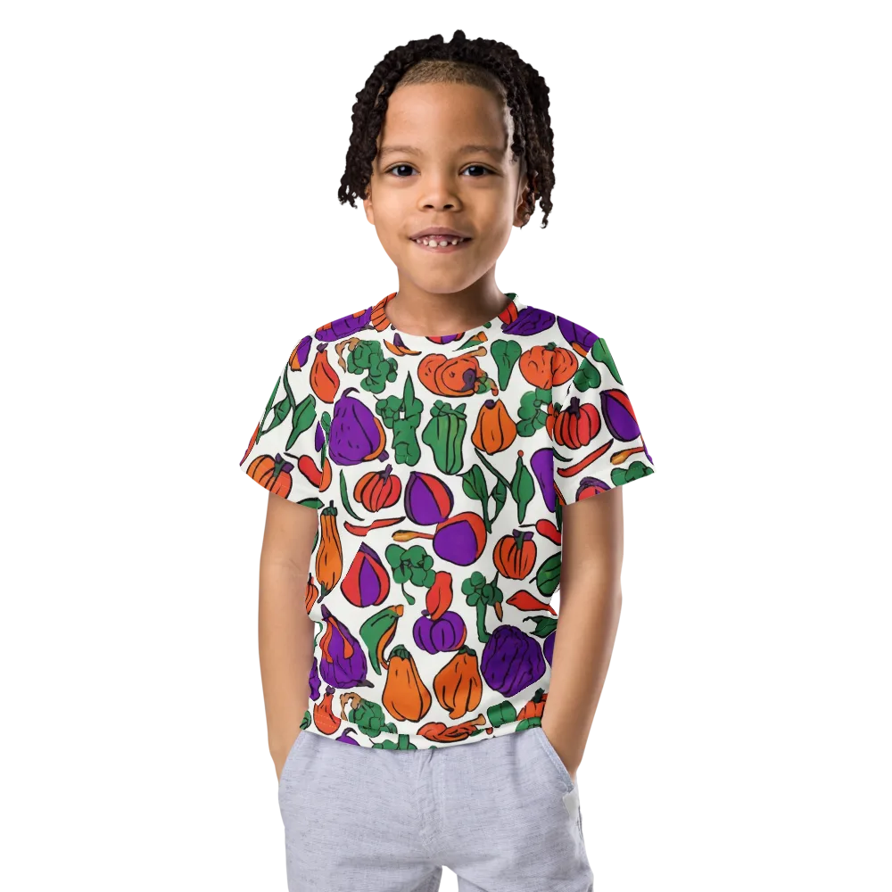 Harvest Chromatic on Kids Crew Neck T-Shirt — Front