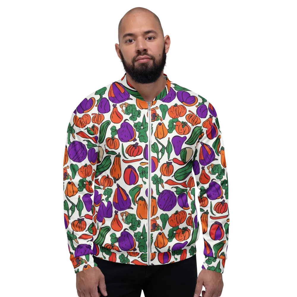 Harvest Chromatic on Bomber Jacket — Front