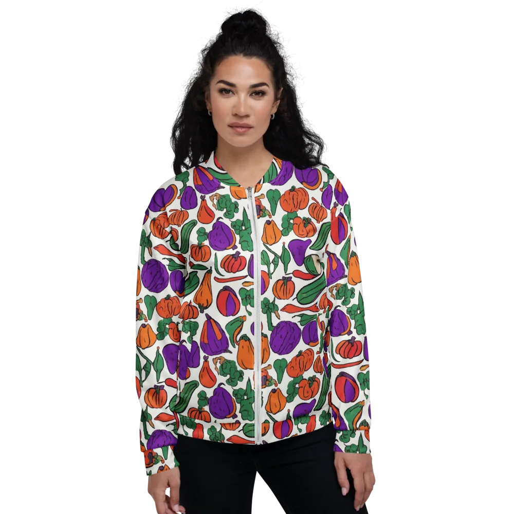 Harvest Chromatic on Bomber Jacket — Front
