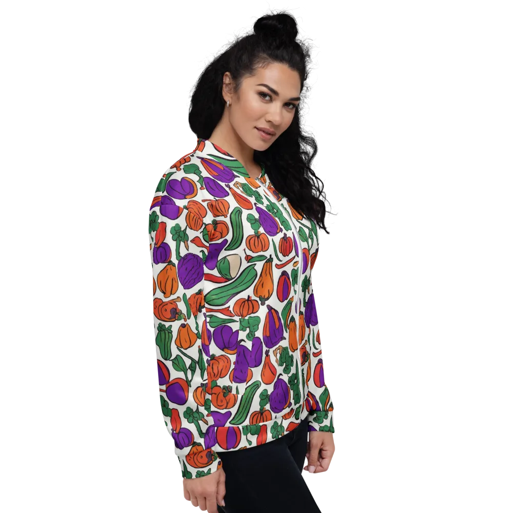 Harvest Chromatic on Bomber Jacket — Right