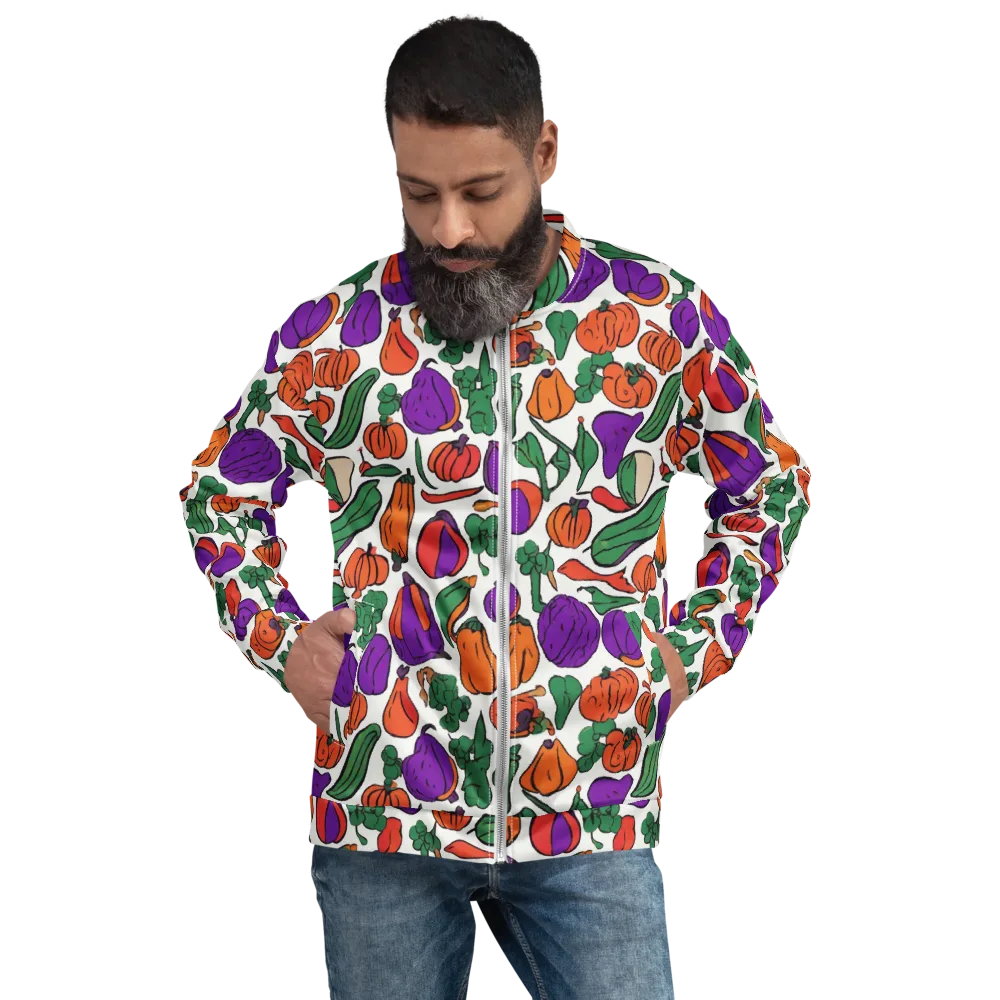 Harvest Chromatic on Bomber Jacket — Front