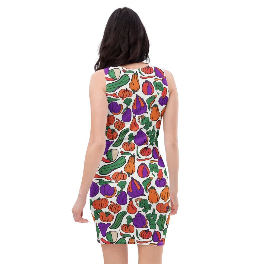 Harvest Chromatic on Bodycon Dress — Back