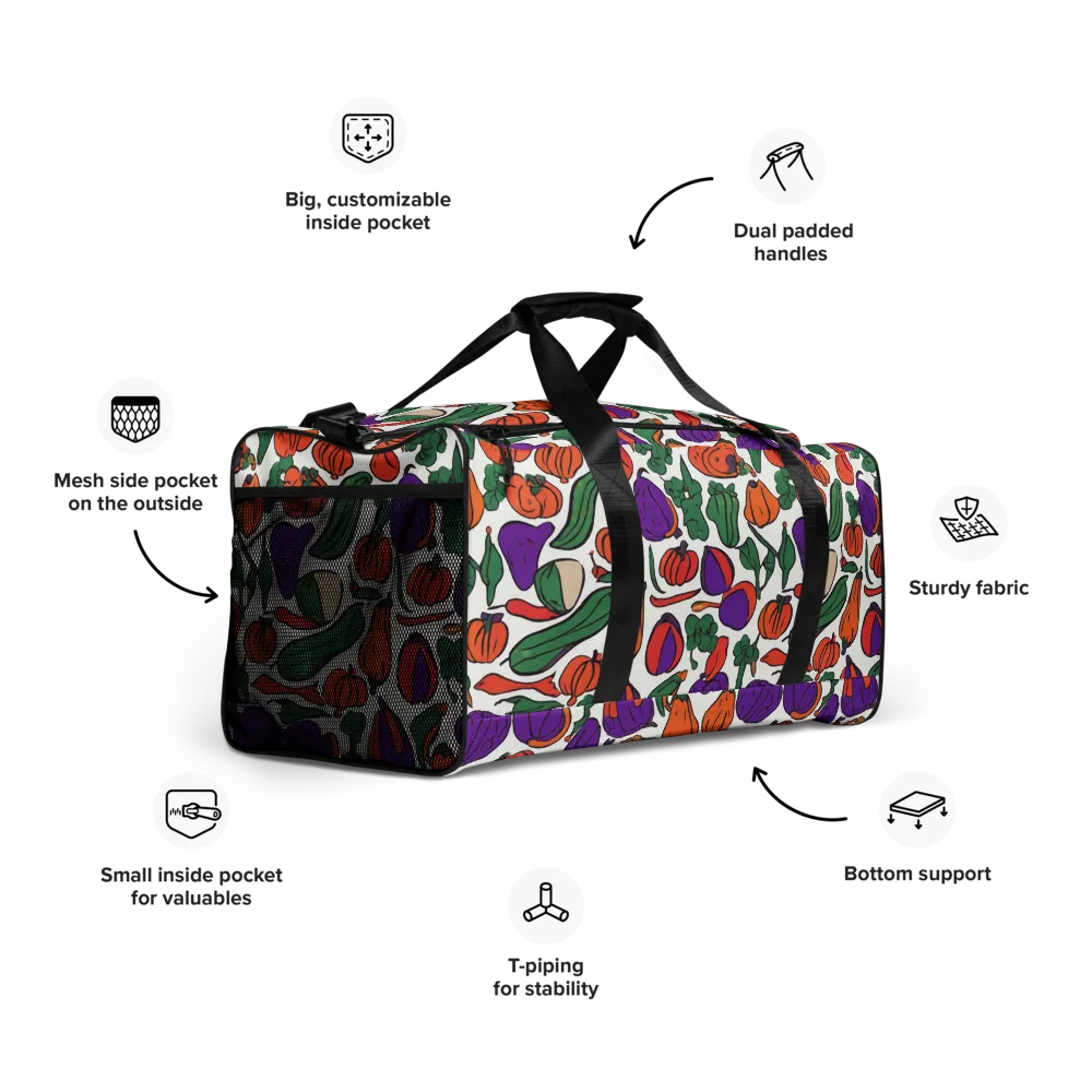 Harvest Chromatic on Duffle Bag — Right Front