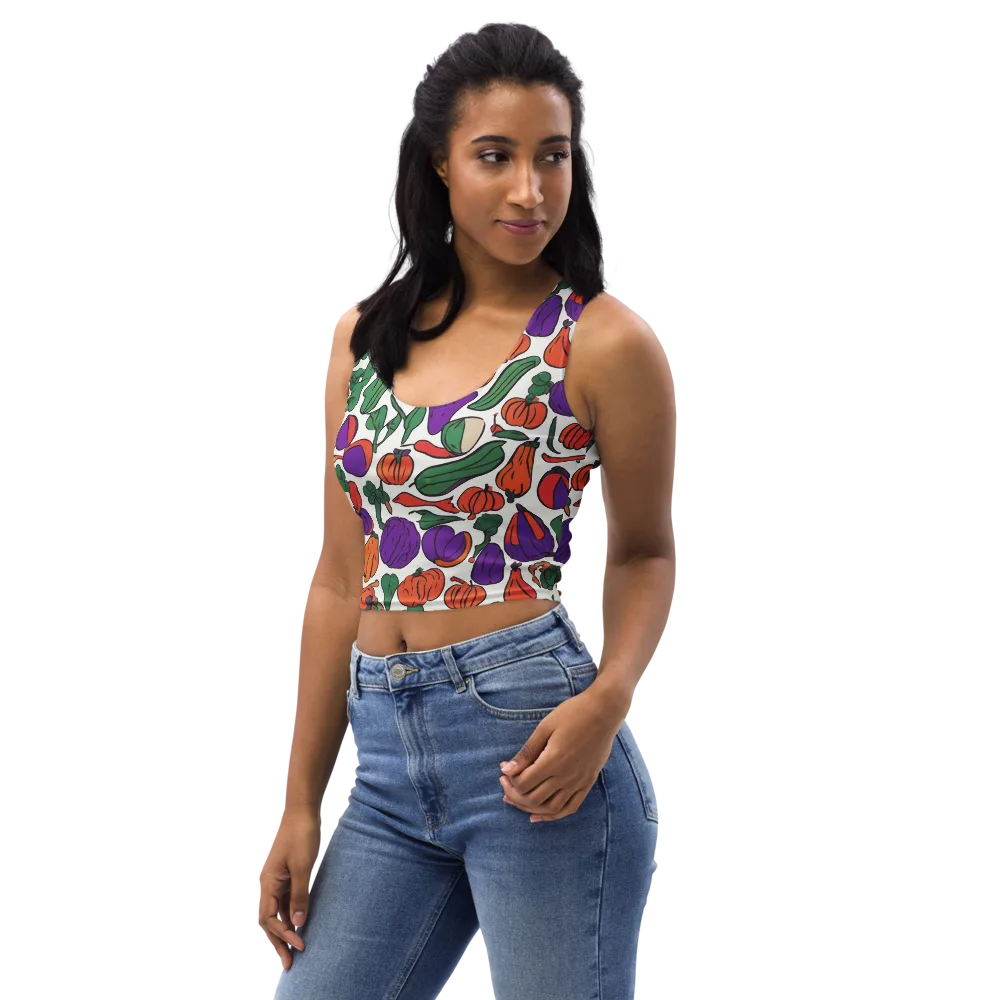 Harvest Chromatic on Crop Top — Left Front