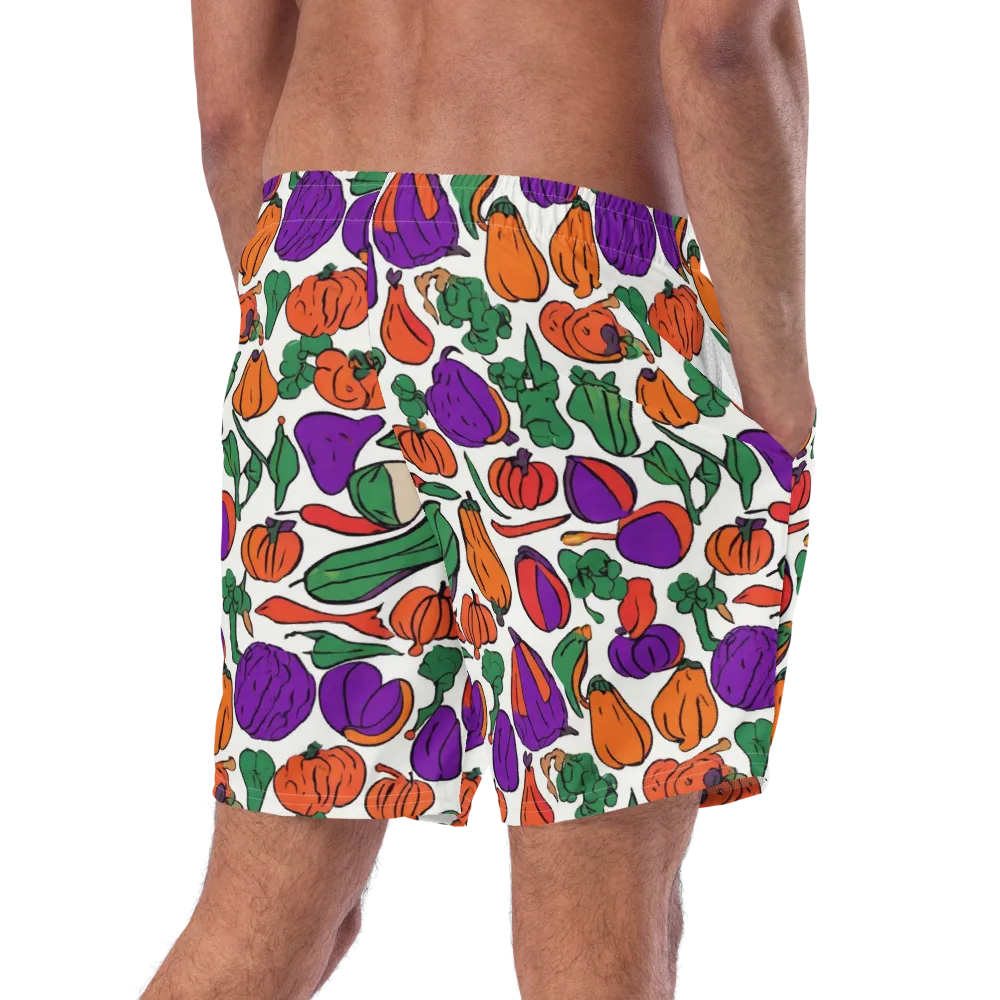 Harvest Chromatic on Swim Trunks — Right Back