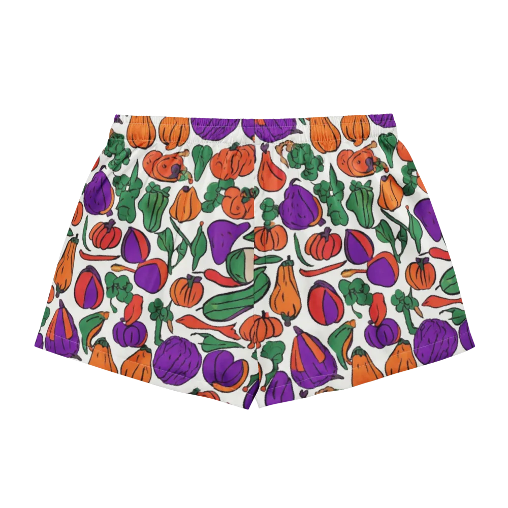 Harvest Chromatic on Women's Pajama Shorts — Back