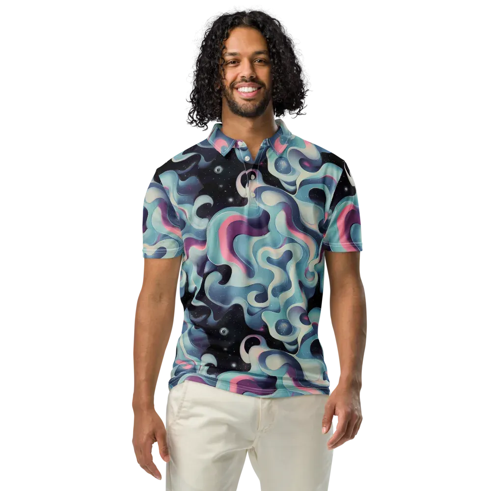 Judd Elegance on Men's Slim Fit Polo Shirt — Front