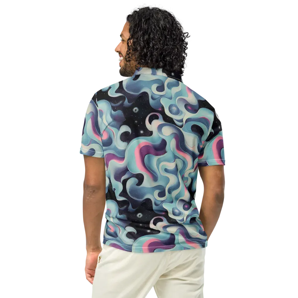 Judd Elegance on Men's Slim Fit Polo Shirt — Back