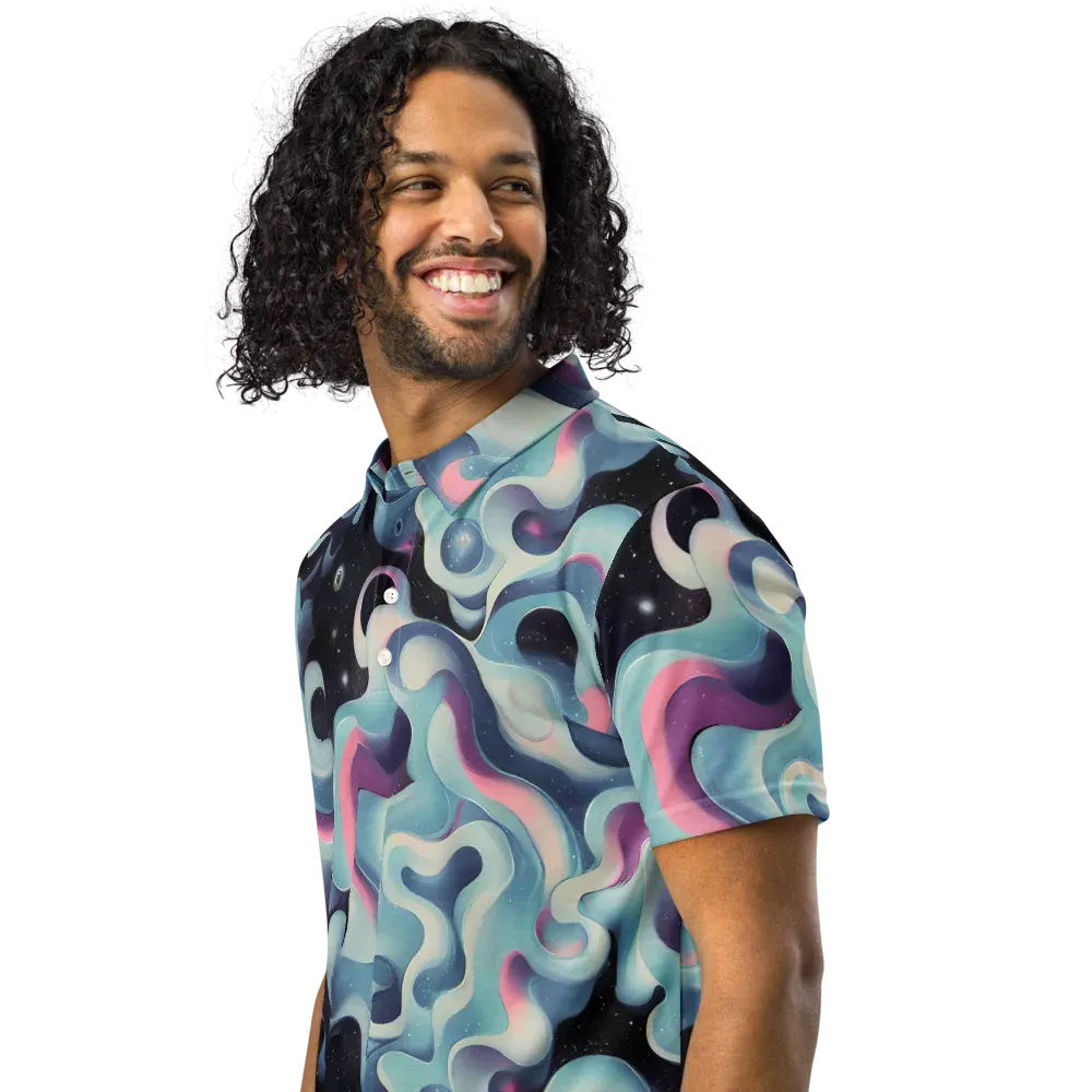 Judd Elegance on Men's Slim Fit Polo Shirt — Left Front