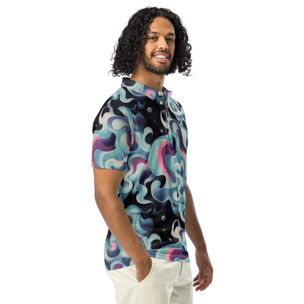Judd Elegance on Men's Slim Fit Polo Shirt — Right Front