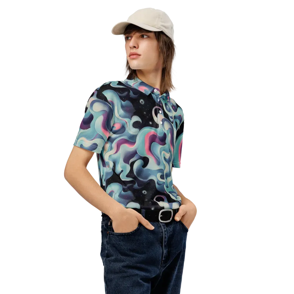 Judd Elegance on Men's Slim Fit Polo Shirt — Right Front