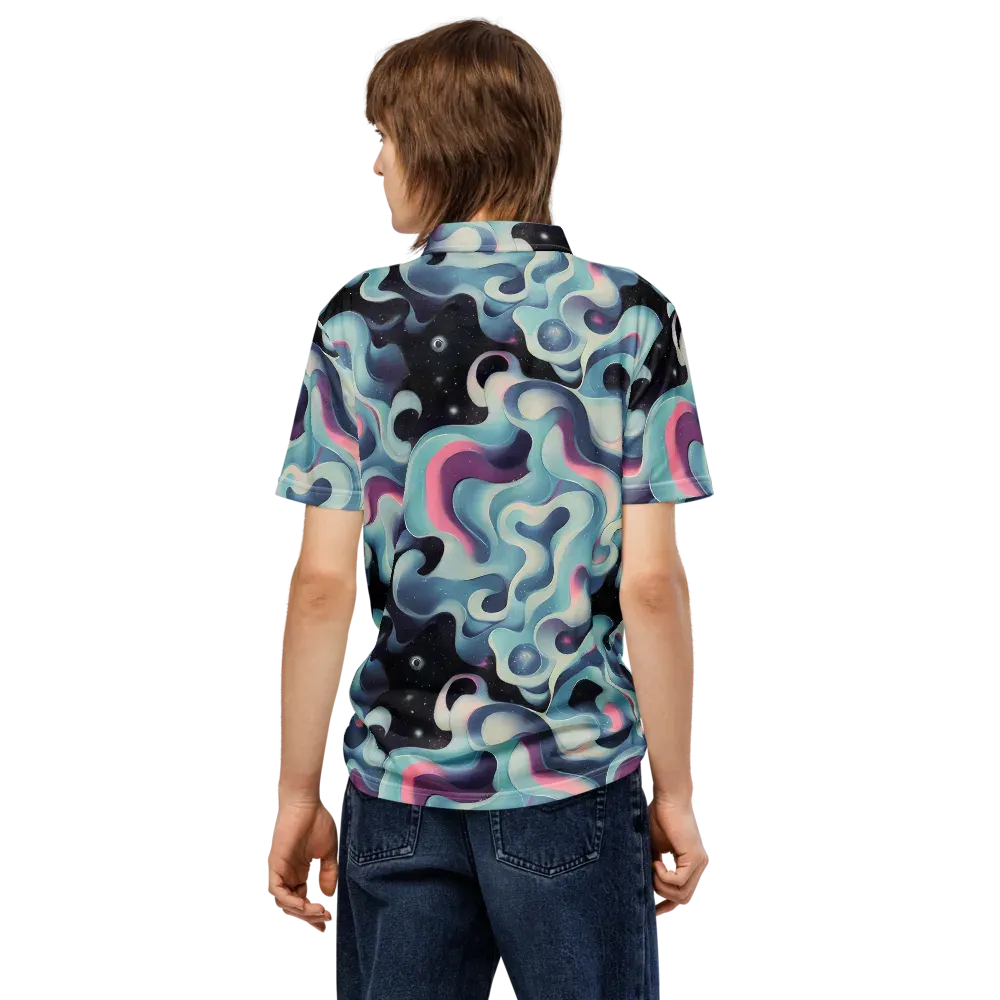 Judd Elegance on Men's Slim Fit Polo Shirt — Back