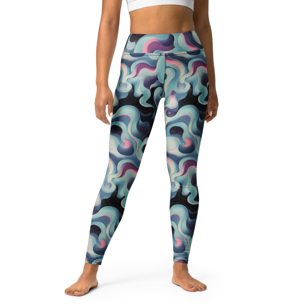 Judd Elegance on Yoga Leggings — Front