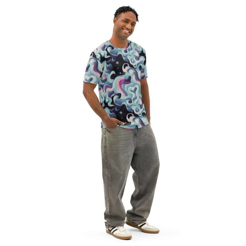 Judd Elegance on Men's Cotton Crew Neck T-Shirt — Right Front