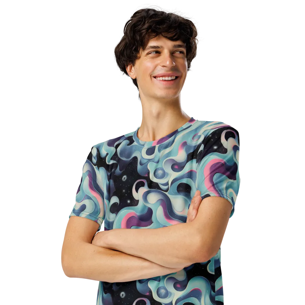 Judd Elegance on Men's Crew Neck T-Shirt — Left Front