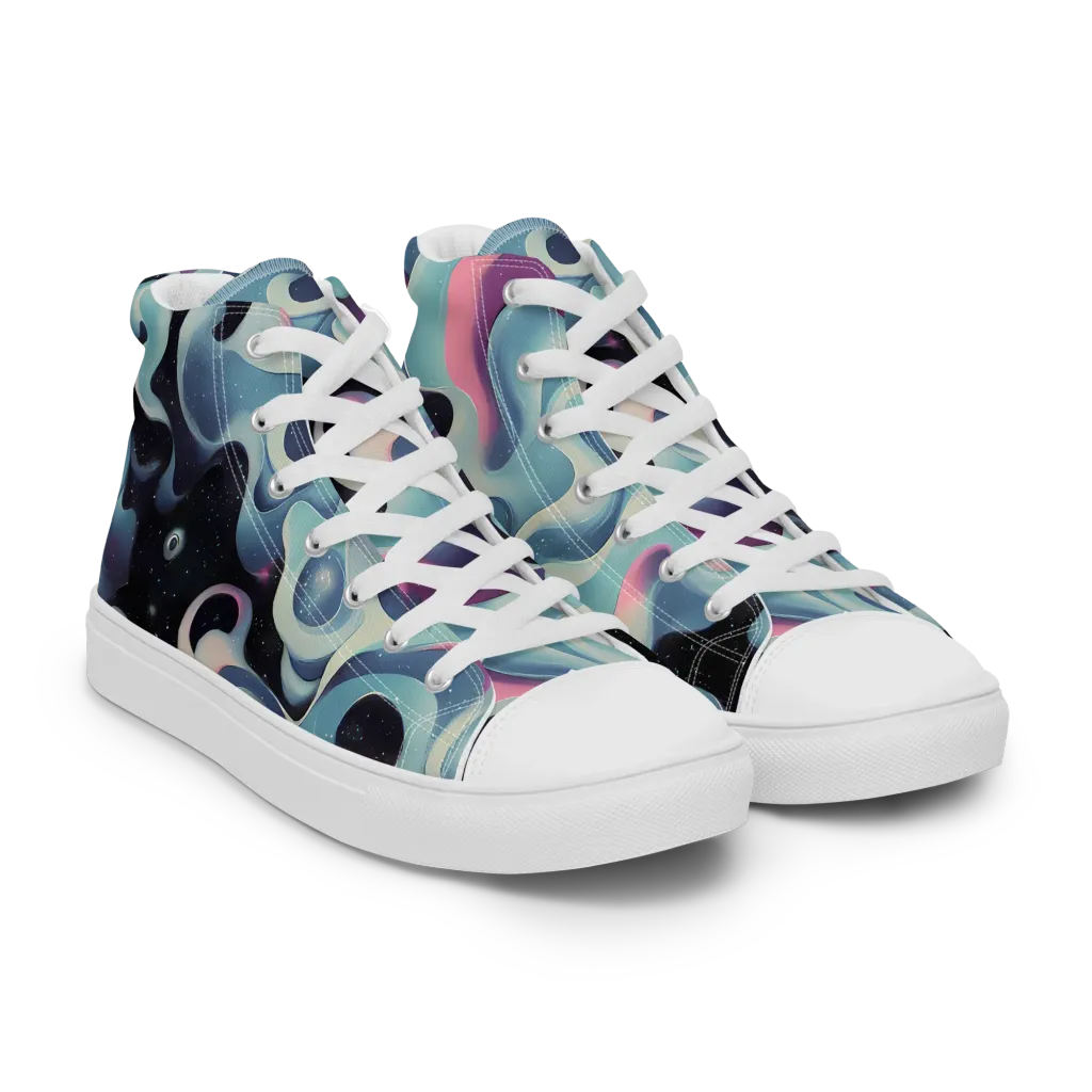 Judd Elegance on Men's High Top Canvas Shoes — Right Front