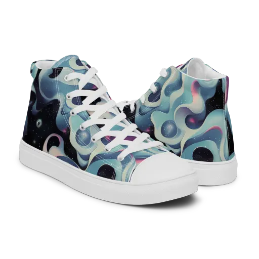 Judd Elegance on a Men's High Top Canvas Shoes