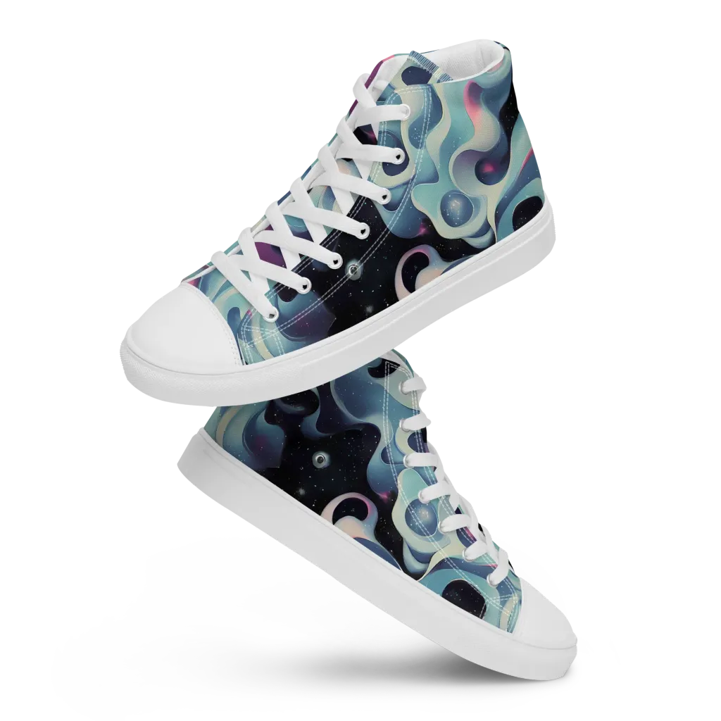 Judd Elegance on Men's High Top Canvas Shoes — Front