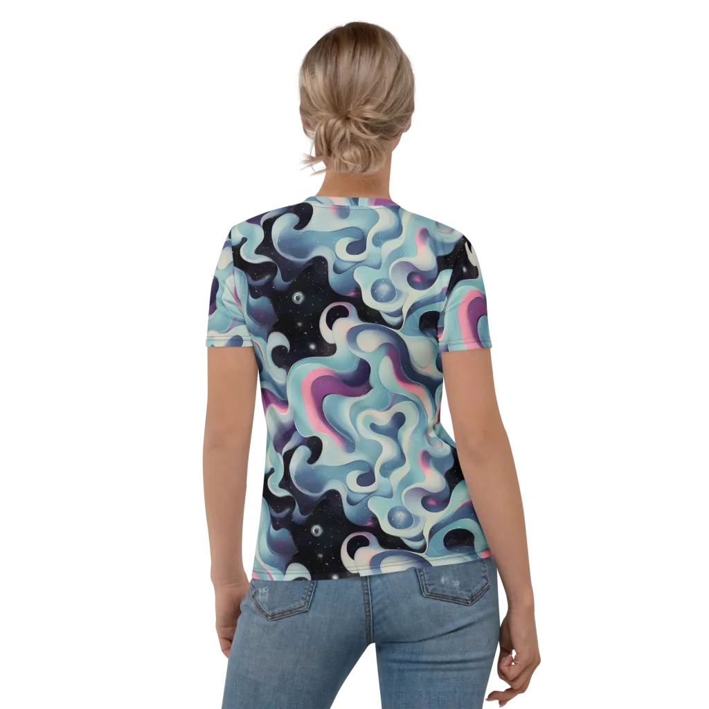 Judd Elegance on Women's Crew Neck T-Shirt — Back