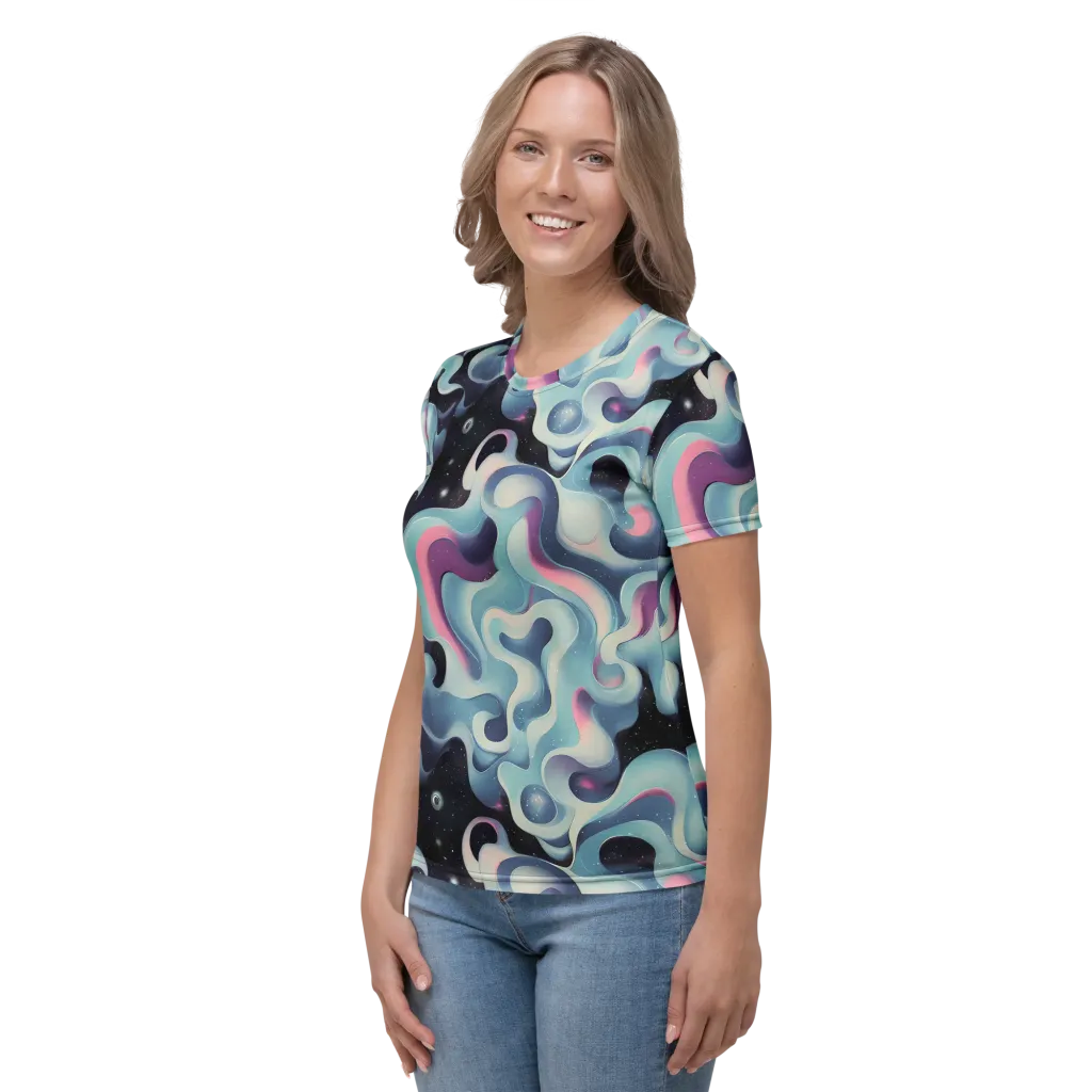 Judd Elegance on Women's Crew Neck T-Shirt — Left