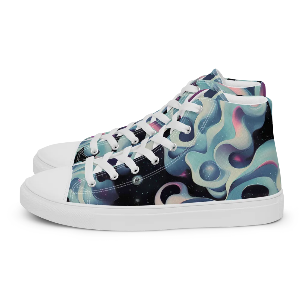 Judd Elegance on Women's High Top Canvas Shoes — Left