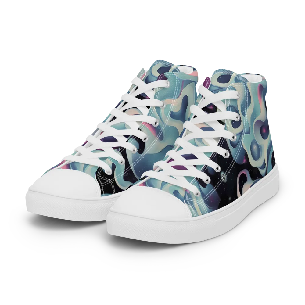 Judd Elegance on Women's High Top Canvas Shoes — Left Front