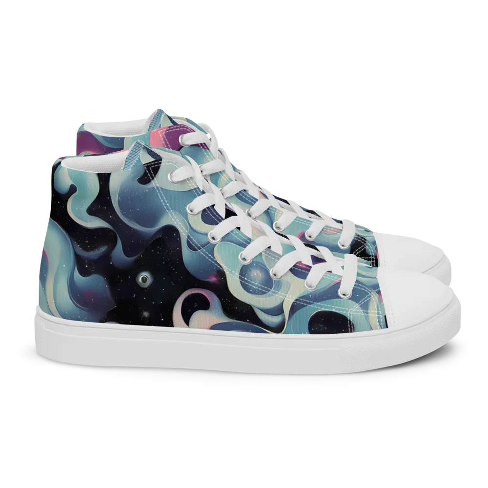 Judd Elegance on Women's High Top Canvas Shoes — Right