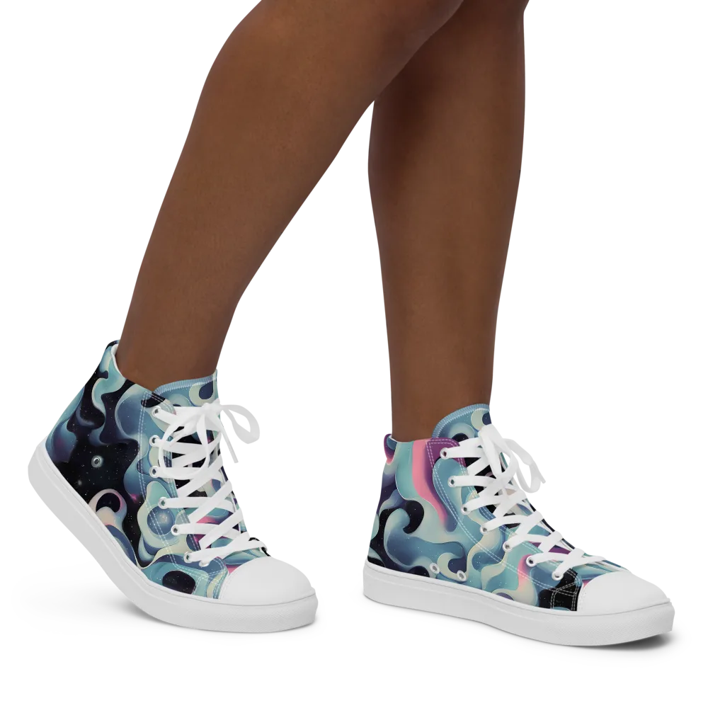 Judd Elegance on Women's High Top Canvas Shoes — Right