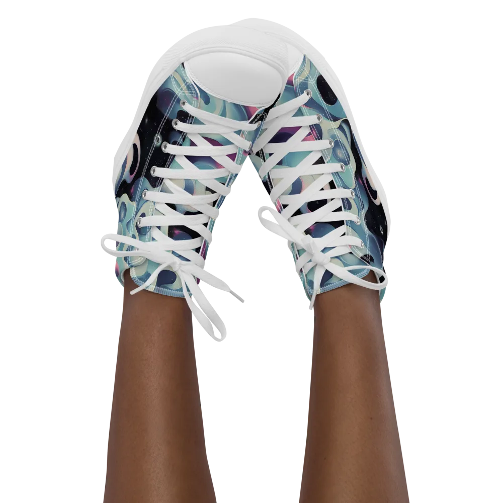 Judd Elegance on Women's High Top Canvas Shoes — Front