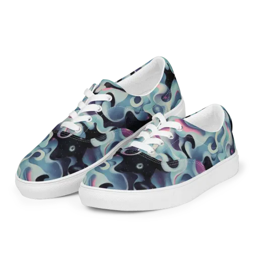 Judd Elegance on a Men's Lace-Up Canvas Shoes