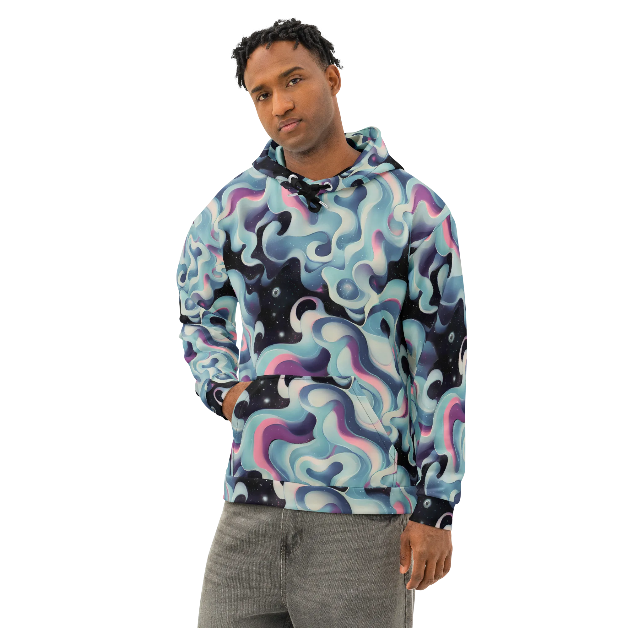 Judd Elegance on Cotton Hoodie — Left Front