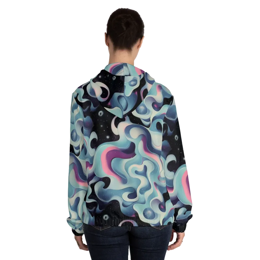 Judd Elegance on Women's Full-Zip Hoodie — Back On Person