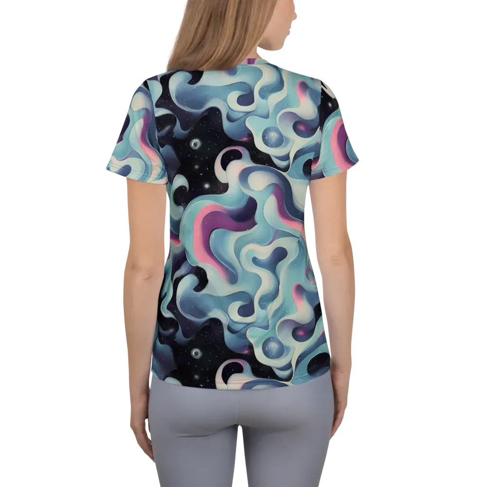 Judd Elegance on Women's Athletic T-Shirt — Back